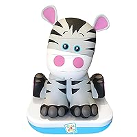 Stack-a-Roos Baby Zebra by Salus Brands - Animal Stacking Toy, Educational Early Learning Toy for Infants Babies Toddlers, Age 12+ Months - Great Baby Gifts