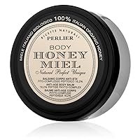 Honey Miel Anti-Aging Body Balm - Rich, Moisturizing Luxury Skin Cream Made With 100% Organic Italian Honey & Pure Royal Jelly For Deep Hydration, 200 ml