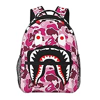  AKMASK 17inch Shark Backpack Camouflage 3D Print