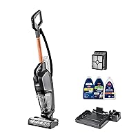 BISSELL® CrossWave® HydroSteam™ Wet Dry Vac, Multi-Purpose Vacuum, Wash, and Steam, Sanitize Formula Included, 35151, Multicolor, Upright