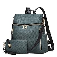 Makes Backpack Purse for Women PU Leather Satchel Handbag Convertible Design Bag with Purse 2 Piece