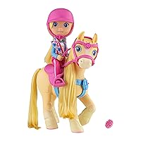 Piper's Pony Tales Doll and Pony Set, Piper + Spark, 6-Inch Posable Rider and 7-Inch Horse for Creative Play, Toy for Boys & Girls 3+