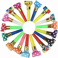 40 PCS Blowouts Noisemakers Funny Party Blower Blowouts Colorful Birthday Blow Horns Whistles New Years Party Noisemakers Party Blowouts Whistles Favors Noise Makers