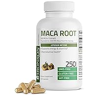 Maca Root (from 500mg 4:1 Extract Equivalent to 2000mg per Serving), Lepidium Meyenii - Non-GMO, 250 Vegetarian Capsules