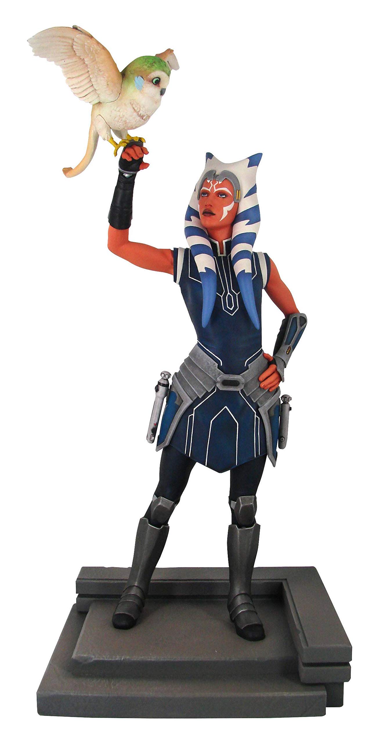 Gentle Giant Star Wars Premier Collection: Ahsoka Clone Wars 1:7 Scale Statue, Mulitcolor, 11 inches
