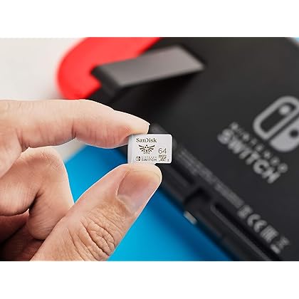 SanDisk 64GB microSDXC-Card, Licensed for Nintendo-Switch - SDSQXAT-064G-GNCZN
