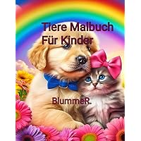 Tiere Malbuch fürKinder (German Edition)