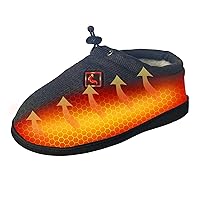 Heated Slippers for Men and Women – Rechargeable Foot Wear with 3 Temperature Settings Keep Feet Warm up to 8 Hours with 2200mAh 7.4 Volt Battery (4-5 M, 6-7 W)