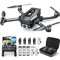 Foldable GPS Drone with 4K UHD Camera for Adults Beginner, TSRC Q8 FPV RC Quadcopter with Brushless Motor, 5G WiFi Transmission, Follow Me, Optical Flow, Smart Return Home, 90 Min Long Flight