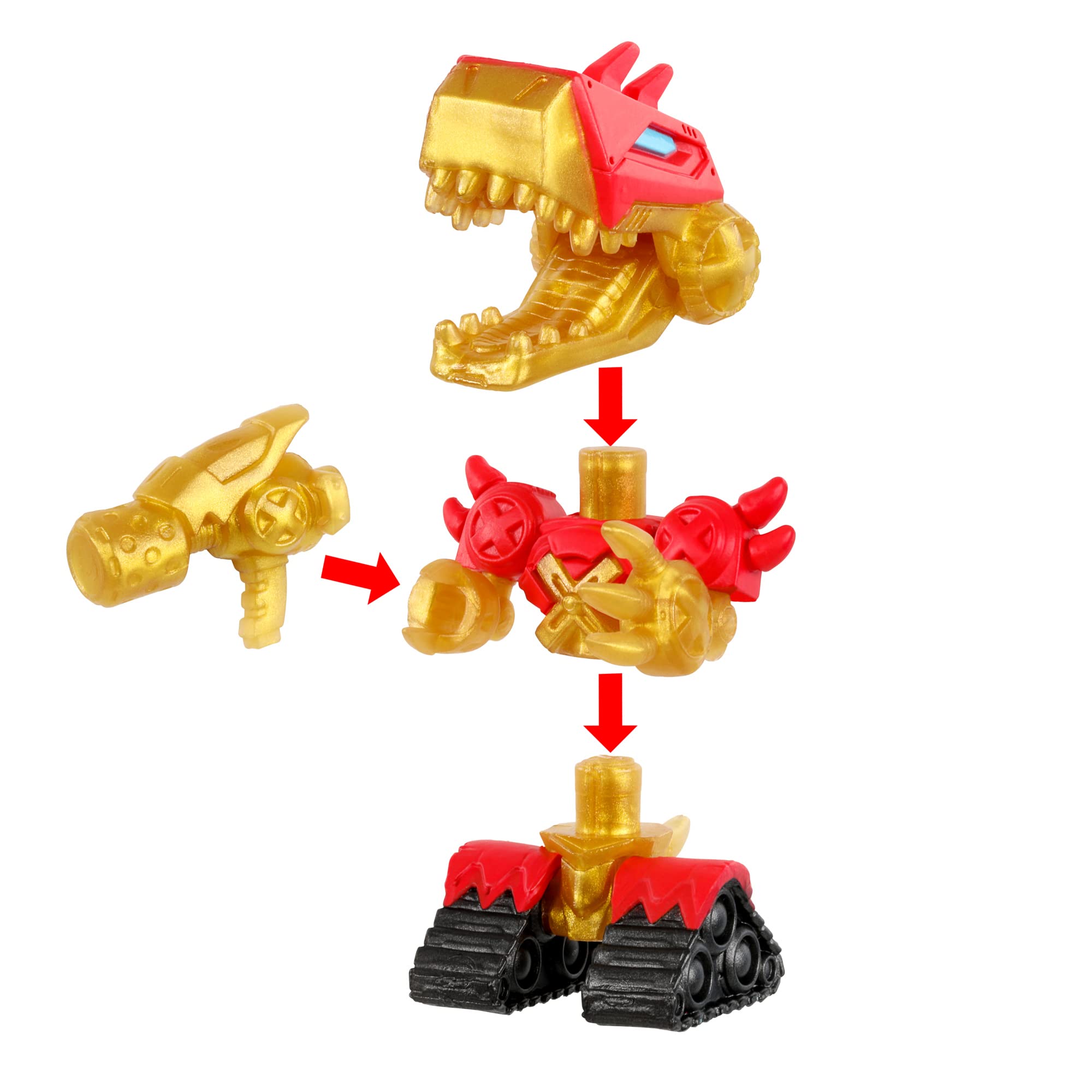 Treasure X Dino Gold Armored Egg. Break The Egg. Squeeze The Ooze Out. Smash The Fossil to Find The Treasure. Then Build The Dino and Display. Styles May Vary