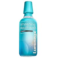 Lumineux Teeth Whitening Mouthwash 16 Oz. - Peroxide Free - Enamel Safe - Whitening Without The Sensitivity - Certified Non-Toxic - NO Alcohol, Fluoride & SLS Free