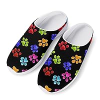 Breathable Platform Shoes Comfy Garden Clogs Flat Shoes Flip Flops Slipper with Arch Support
