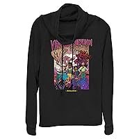 Disney Strange World Venture Beyond Women's Fast Fashion Cowl Neck Long Sleeve Knit Top