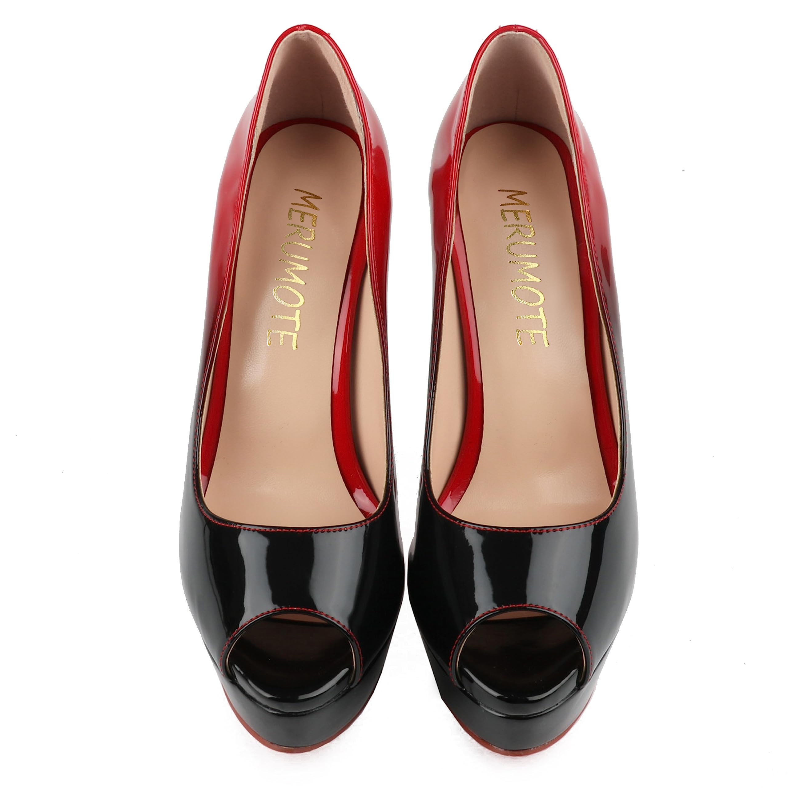 Lexx 6 inch heel - Black Lace Up Thigh High Platform - Burju Shoes
