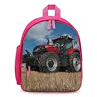 Tillage Tractor Mini Travel Backpack Casual Lightweight Hiking Shoulders Bags with Side Pockets