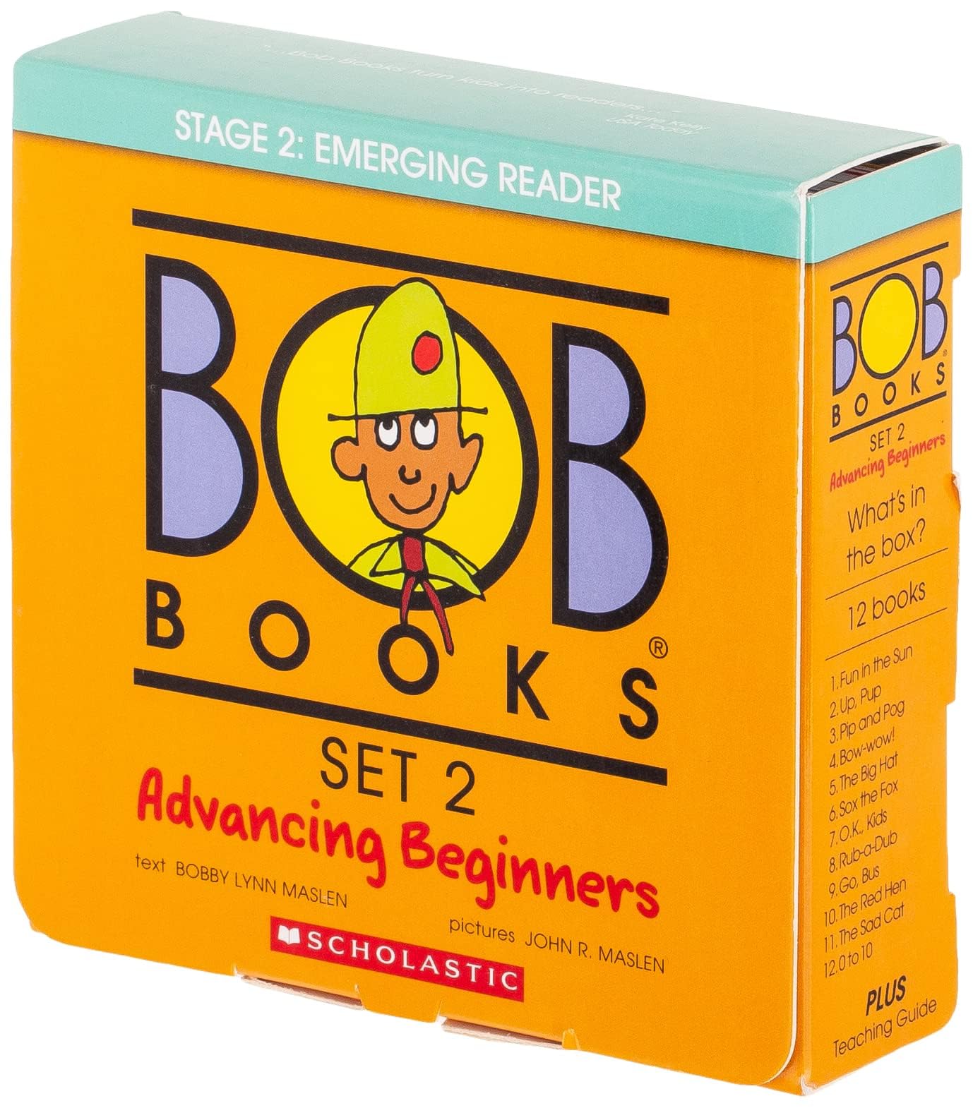 Bob Books - Advancing Beginners Box Set Phonics, Ages 4 and Up, Kindergarten (Stage 2: Emerging Reader): 8 Books for Young Readers (Bob Books)