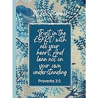 2023 Planner Hardcover | Diary | Journal | Bible Verse Proverbs 3:5 Trust In The LORD With All Your Heart: 8.5”x11” Glossy Cover Hardback | Vision And ... Christian Gift For Friends | Family | Church 2023 Planner Hardcover | Diary | Journal | Bible Verse Proverbs 3:5 Trust In The LORD With All Your Heart: 8.5”x11” Glossy Cover Hardback | Vision And ... Christian Gift For Friends | Family | Church Hardcover Paperback