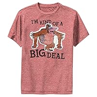 Disney Jungle Book Louie Suprima-Dsjb0005dl2_redblk Boys Short Sleeve Tee Shirt