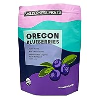 Wilderness Poets, Organic Oregon Blueberries (Sweetened with Apples) - Whole, Dried, Fruit - 5 Pound (80 Ounce)