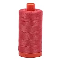 Aurifil Mako Cotton Thread Solid 50wt 1422yds Dark Red Orange