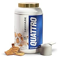 Magnum Nutraceuticals Quattro -, Toasted Cinnamon Cereal ,2lb - May Support Muscle Growth & Recovery