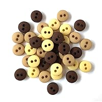 Buttons Galore and More Tiny Collection of Round Sewing & Craft Buttons - Huge Selection of Colorful Small Buttons (Honey Bee)