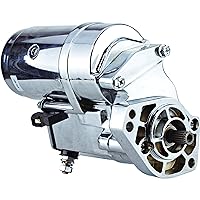 DB Electrical 410-22073 Chrome 2.4KW Starter Compatible With/Replacement For Harley Davidson Motorcycles (Dyna, Fatboy, Softail & Heritage) 31553-94 31559-99A