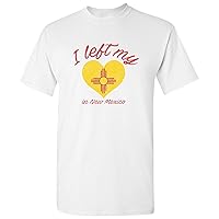 I Left My Heart in State - State Pride Hometown Flag T Shirt