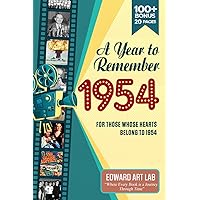 A Year to Remember 1954: News Throughout the Year 1954, Time to Travelling Memorial Book, All Important Historical Facts, Gifts for Unique Birthday, ... Where History Comes Alive for Time Traveler)