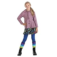 Fun Costumes Girl's Harry Potter Luna Lovegood, Pink Jacket, Blue Leggings & Stripped Leg Warmers for Wizard Cosplay X-Small
