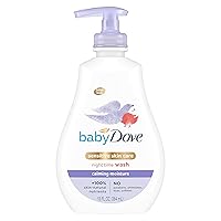 Sensitive Skin Care Baby Wash Calming Moisture For a Calming Bath Wash Hypoallergenic and Tear-Free, Washes Away Bacteria 13 oz