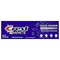 3D White Stain Eraser Teeth Whitening Toothpaste, Polishing Mint, 3.1 oz - 1 Count