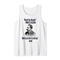 Funny Nietzsche Gift for College Student Philosophy Majors Tank Top