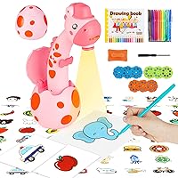 KETIEE Drawing Projector for Kids, Tracing and Drawing Projector Toy with Light & Music, Children Smart Projector Sketcher, Kids Art Projector with 72 Stencils for Boy Girl 3-8 Years Old