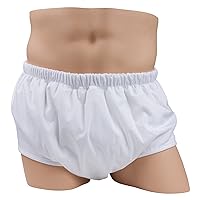 Adult All in One Pull-On Cloth Diaper by LeakMaster - Sewn-On Waterproof Outer Layer. 8 Total Interior Layers of Absorbency. Secure Incontinence Protection. (2X-Large 44-52-Inch Waist)