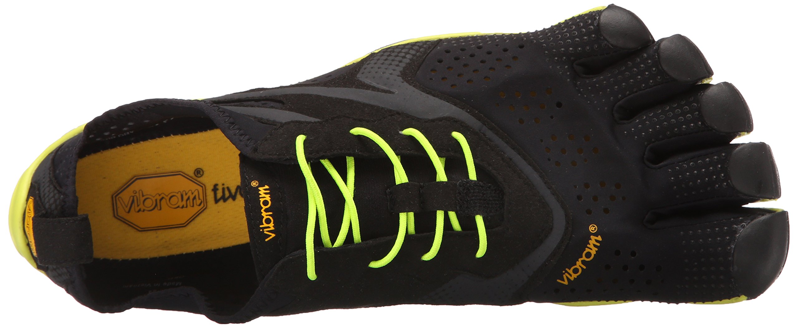 Vibram Men's FiveFingers, V-Run Running Shoe Black Yellow