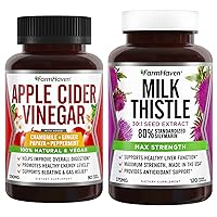 FarmHaven Apple Cider Vinegar Capsules with Ginger & Milk Thistle Capsules