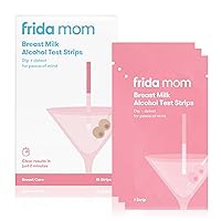 Alcohol Detection Test Strips for Breast Milk - at Home or On The go Peace of Mind in 2 Minutes - 15 ct