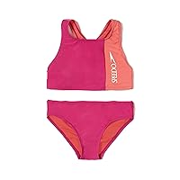 Speedo Girl's Swimsuit Two Piece Bikini Set