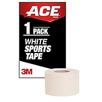 ACE-544991 Brand Sports Tape, 1.5 in. x 10 yds., White, 1 count