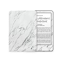 Compatible with Amazon Kindle Skin, Decal for Kindle All Models Wrap White Marble Aesthetic Stone Pattern (Paperwhite Gen 3)