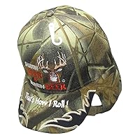 Shootin Deer Drinkin Beer Hunting Camouflage Camo Embroidered Cap CAP910 Hat
