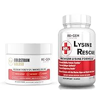Re+Gen Colostrum Gold 50 Powder & Lysine Rescue Bundle