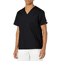 Dickies EDS Signature Scrubs for Women and Scrubs for Men, Unisex One Pocket V-Neck Top in Soft Brushed Poplin 83706