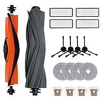 Sweeper Accessories Kit Compatible with Dreame L20 Ultra Robot Vacuum Cleaner Replacement Parts, Roller Brush/Side Brush/Filter/Mop Pad/Dust Bag (Set 3, 18 PCS)