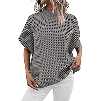 Going Out Tops for Women, Womens Casual Knit Crew Neck Western Outfit Halter Summer Outfits Waffle Shirt, S, XL
