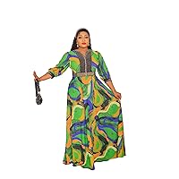 Embroidered Colorful Maxi Dress Half Sleeve Plus Sizes Plus Size Dresses Plus Size Womens Clothing Plus Size