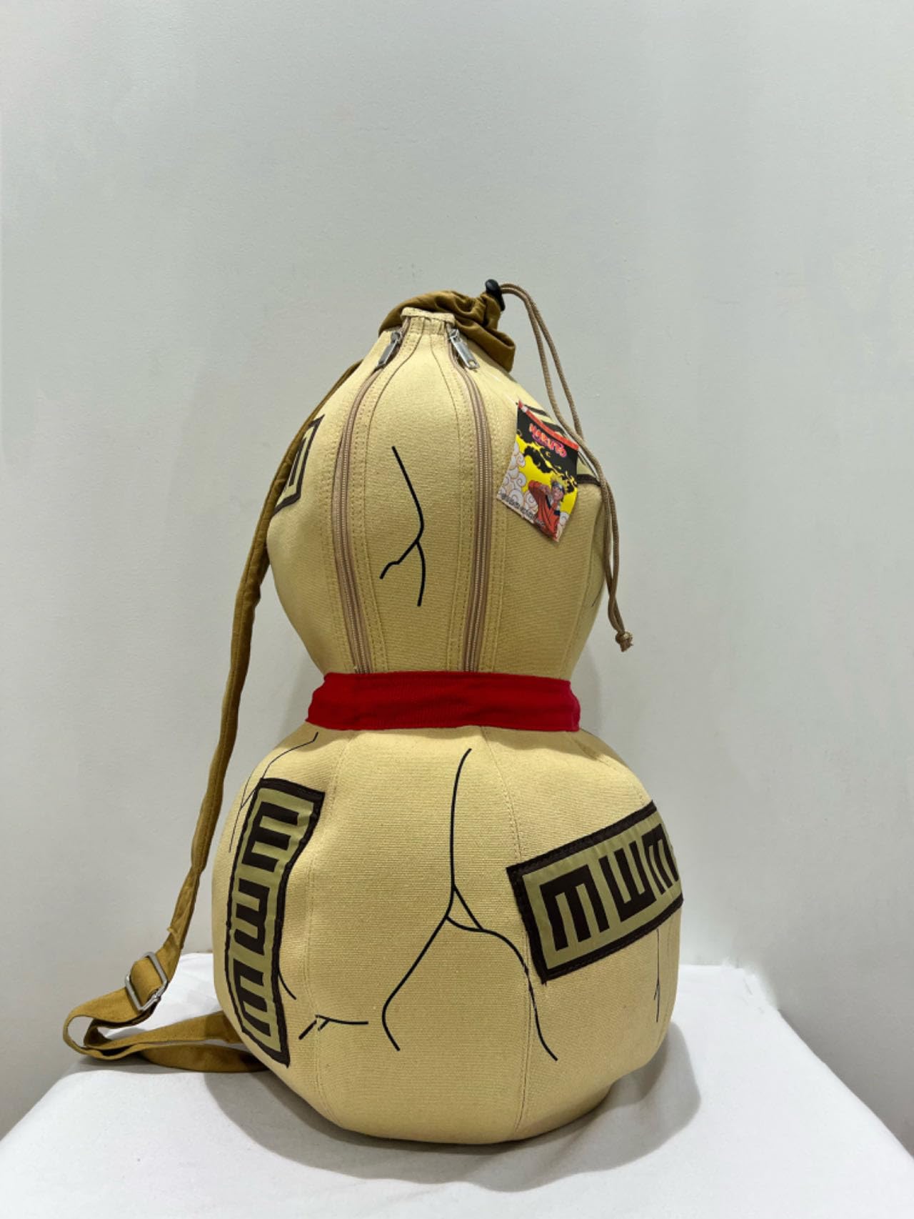 Anime World Naruto Gaara's Gourd Sand Bag Gaara Backpack Gym Backpack
