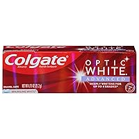 Colgate Optic White Advanced Teeth Whitening Toothpaste, Sparkling White - 0.75 oz