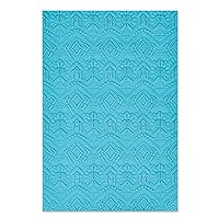 Sizzix 3-D Textured Impressions Embossing Folder Mark Making, 665358, Multicolor